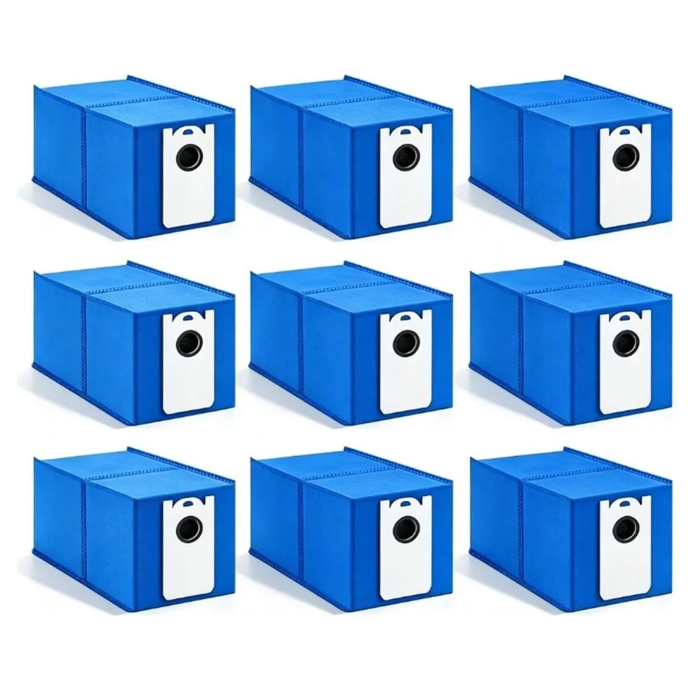 A65Z For Bobsweep Dust Bags 9-Pack Replacement For Dustin& Orb-I Self-Empty Robot Vacuums Cleaner Parts