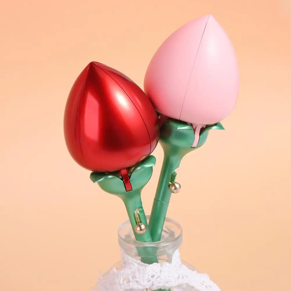 Multi-functional Dustproof Flower Proposal Ring Box Elegant Pink Auto Blooming Jewelry Box Red Waterproof Rose Ring Box Gift