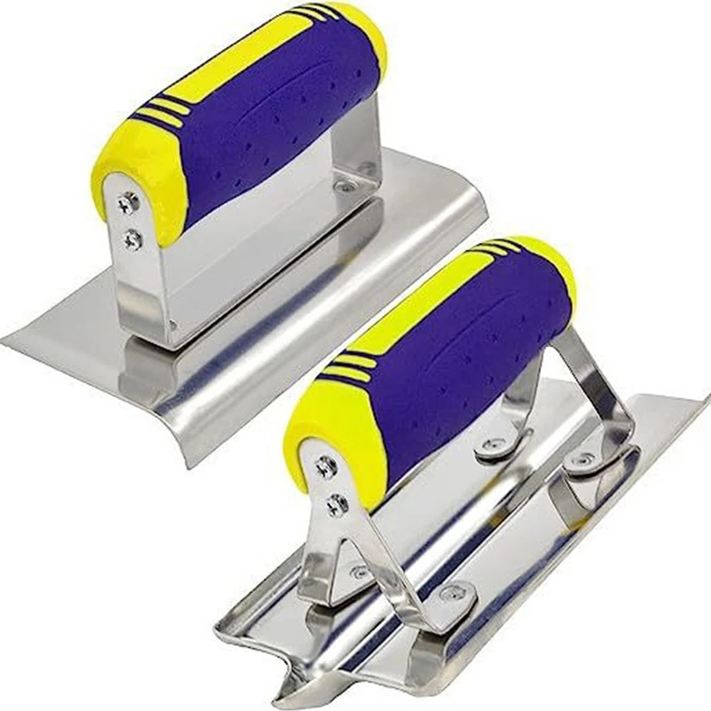 Keywords Features Must Have Tool Stainless Steel Stainless Steel Concrete Hand Edger Groover Tools Blue+Yellow+Silver