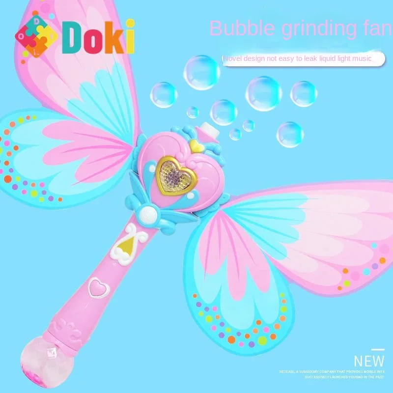 DokiToy Magic Bubble Stick Bubble Machine Automatic Fairy Stick Bubble Gun Watertight Children's Girl Toy New 2024 Dropshopping