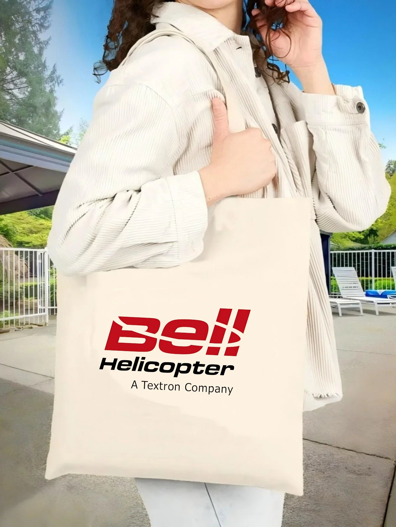 

Сумка-тоут BEII Helopter 2026: Новинка, унисекс, из холщовой ткани, вместительная, прочная, многоразовая, многофункциональная, на плечо, для повседневного использования/путешествий