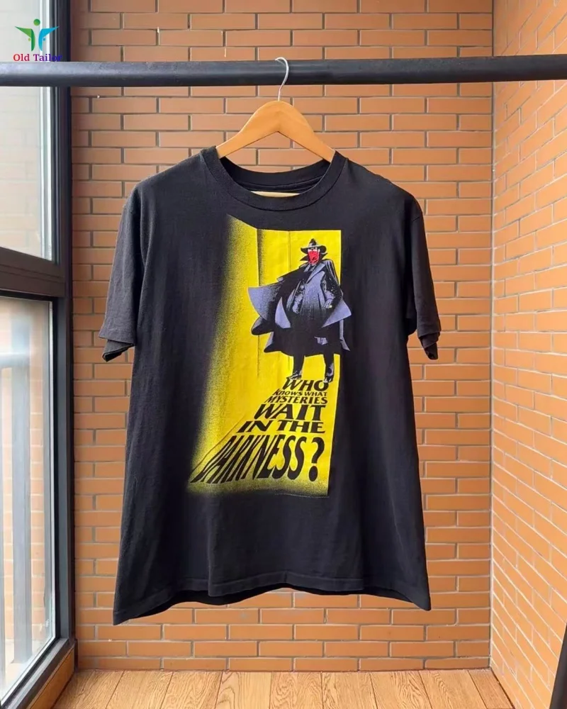 

1994 WHO KNOWS WHAT MYSTERIE TEE Summer Hip-Hop Distressed Round-Neck Retro Cotton Short-Sleeve T-Shirt