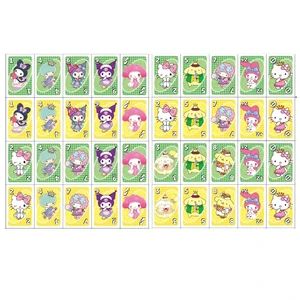 Tereddüt etmeden sanrio tahta oyunu uno, kart masası, bir aile partisi, eğlence bir oyun kartı oyuncaklar çocuk çocuk doğum günü noel En çok satılan 11 harf oyunu, 2 numara