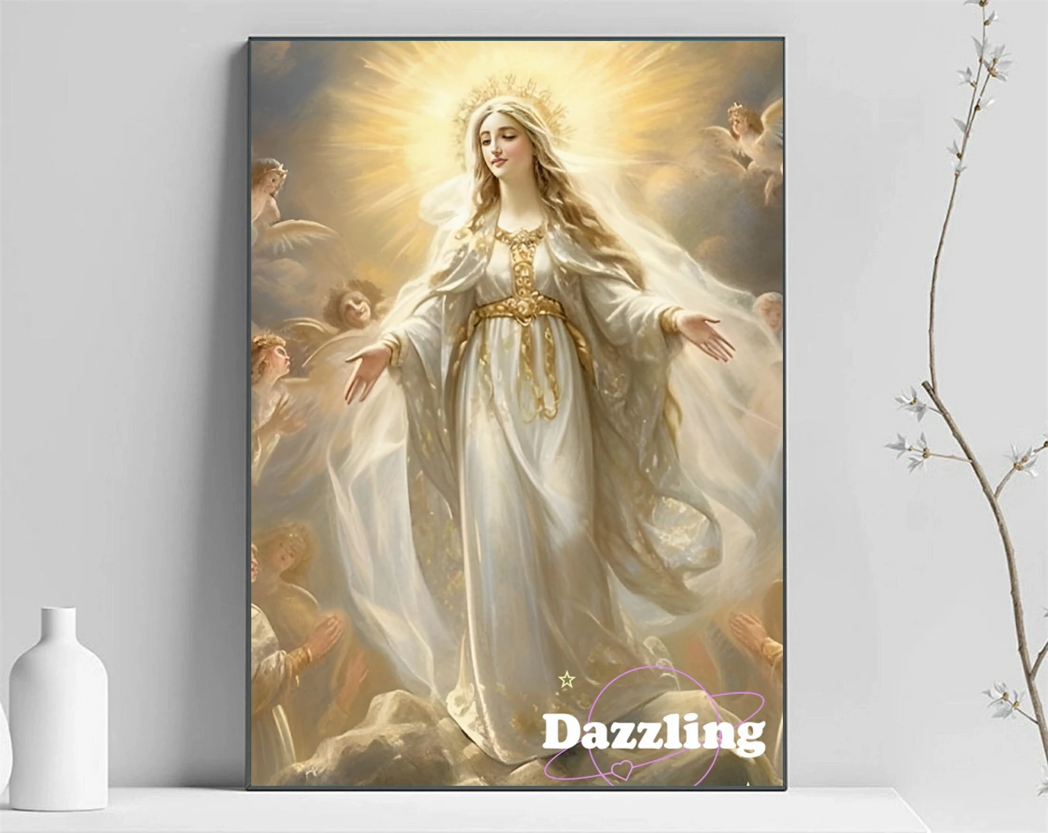 Gesù mission Gospel vergine maria AB pittura diamante religione 5D Kit punto croce fai da te mosaico ricamo decorazioni per la casa regalo