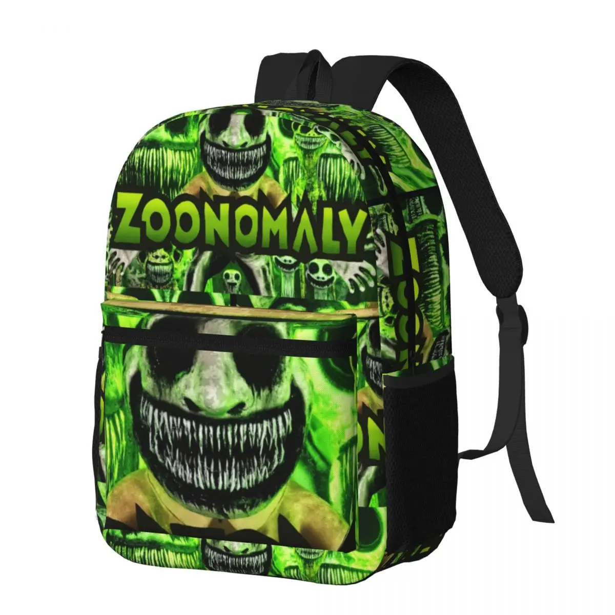 ZOONOMALY-theme Cartoo Backpack For Girls Boys Fashionable, fully printed, and comfortable student backpack.