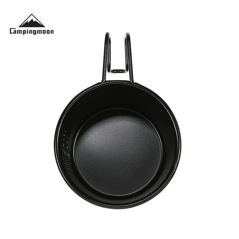 BKS190 كوب تخييم من الفولاذ المقاوم للصدأ مطلي بالتيتانيوم الأسود كوب بيرة الثلج لا كوب ماء للشرب متداخل للتخزين وسهل الحمل #5