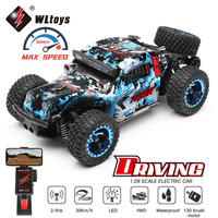 WLtoys 284161 / 284010 1:28 4WD RC Car With LED Lights 2.4G Radio Remote Control Car Off-Road Drift Monster Trucks Toys for Kids