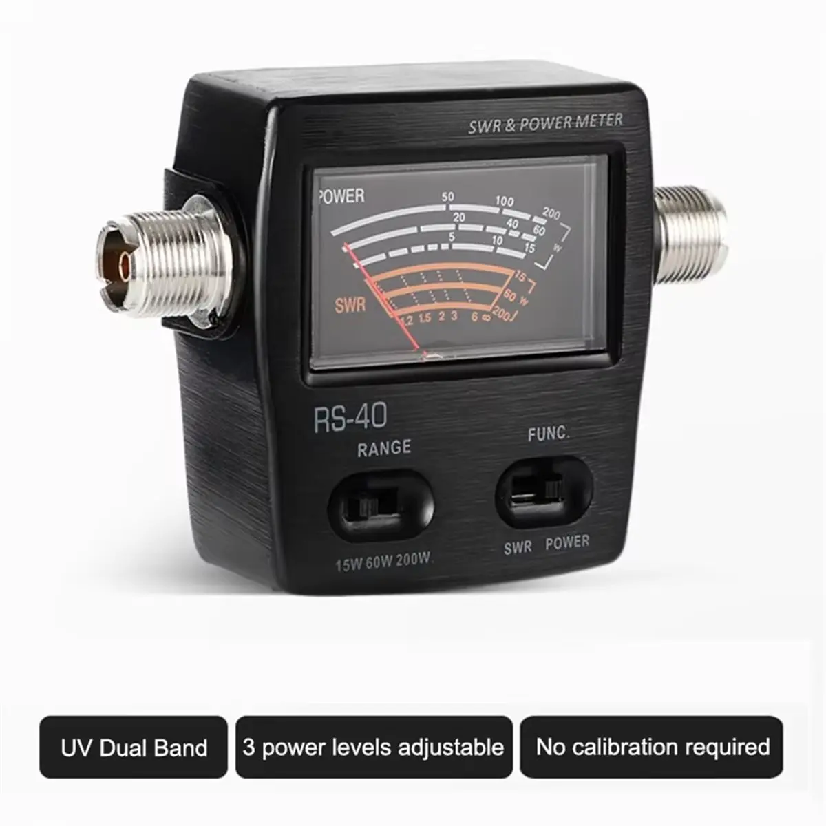 a91p-40-power-swr-power-meter-standing-wave-meter-140-430mhz-200w-uv-band-dual-segment-swr-meter-for-walkie-talkie