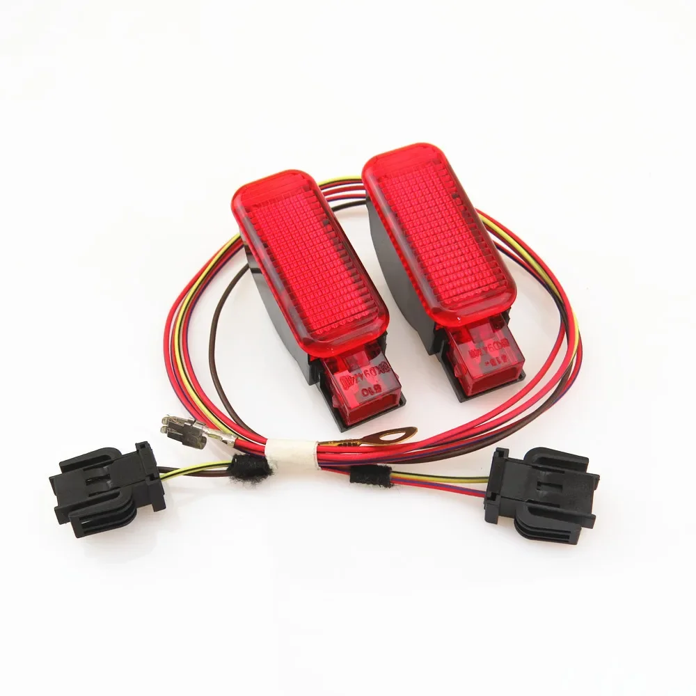 

RWSYPL Red Warning Light Door Panel Interior & Cable Car Accessories For Audi A7 A8 A3 8P A4 B6 B7 A5 A6 C5 Q3 Q5 8KD947411