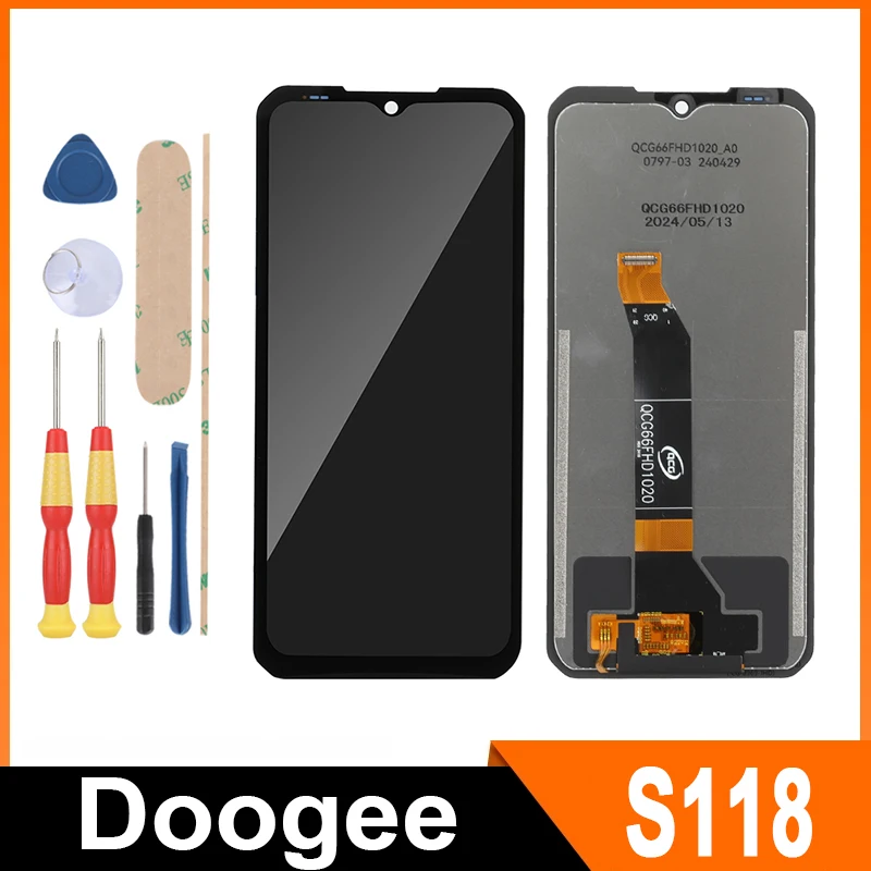 

Для DOOGEE S118 / 6,58 дюйма FHD + ЖК-дисплей + сенсорный экран