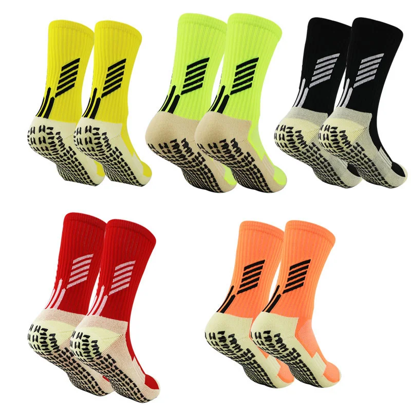 

2023 Sports Soccer Socks Non-slip Outdoor Silicone Men New Women Competition Training Breathable Sweat Wicking Football Socks