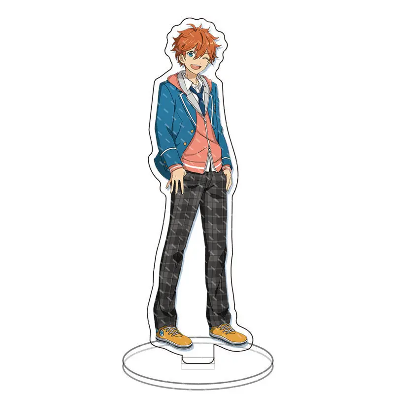 Ensemble Stars Mini Standing Plate Isara Mao Sena Izumi Yuuki Makoto Leo ES Desk Decor Action Acrylic Stand Toys for Children