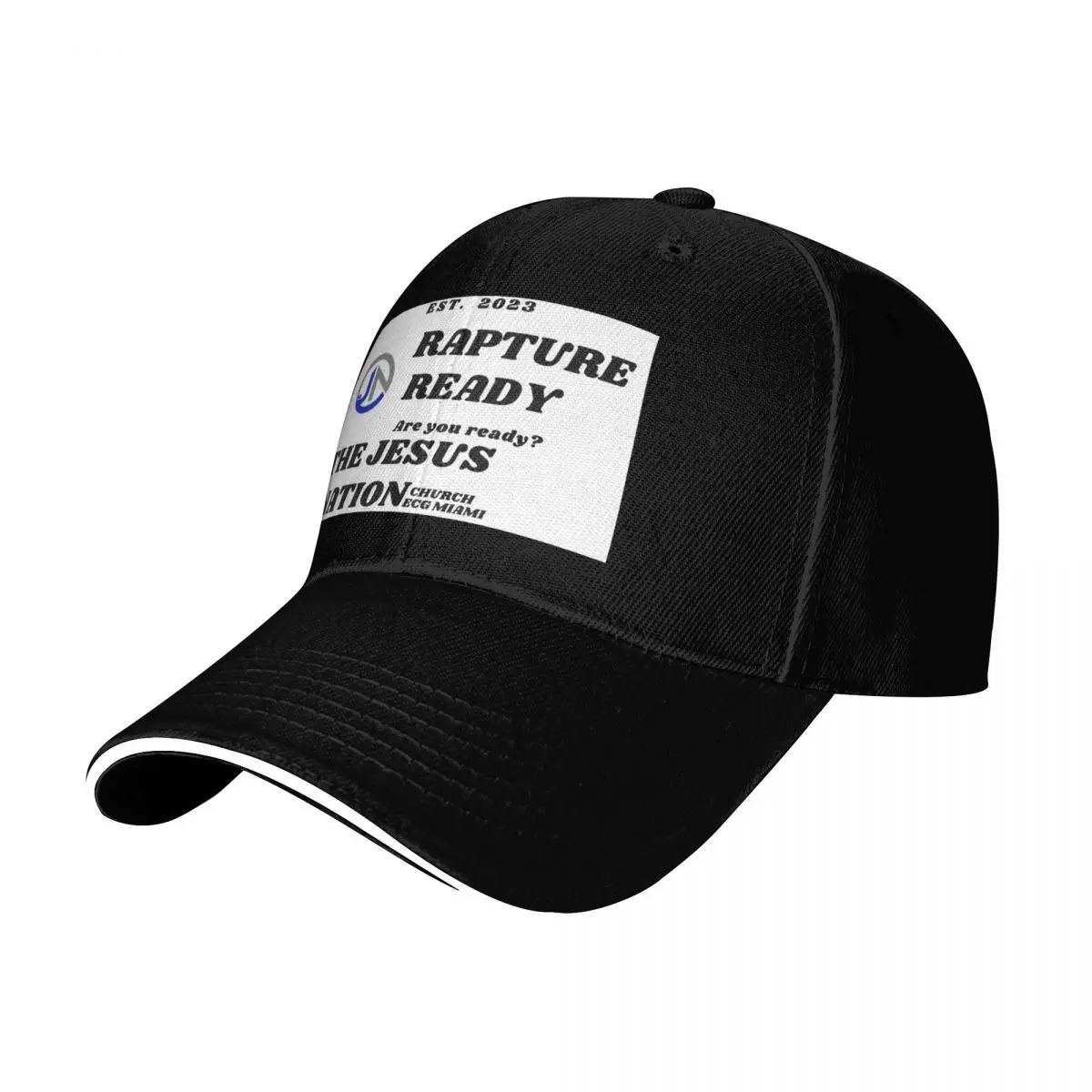 Scripture Rapture Ready-Jesus Nation Church Baseball Cap Six Panel Structured Crown Sun Protection UPF 50+ Breathable Mesh Back
