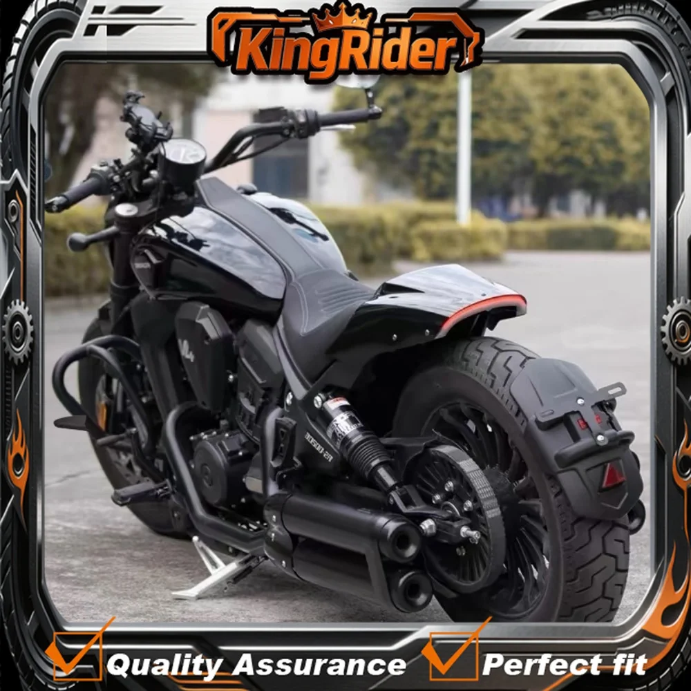 

Benda DARK FLAG 500 Modified Short Tail, Rear Mudguard, Rear Fender, Integrated Taillight, License Plate Bracket Accessories