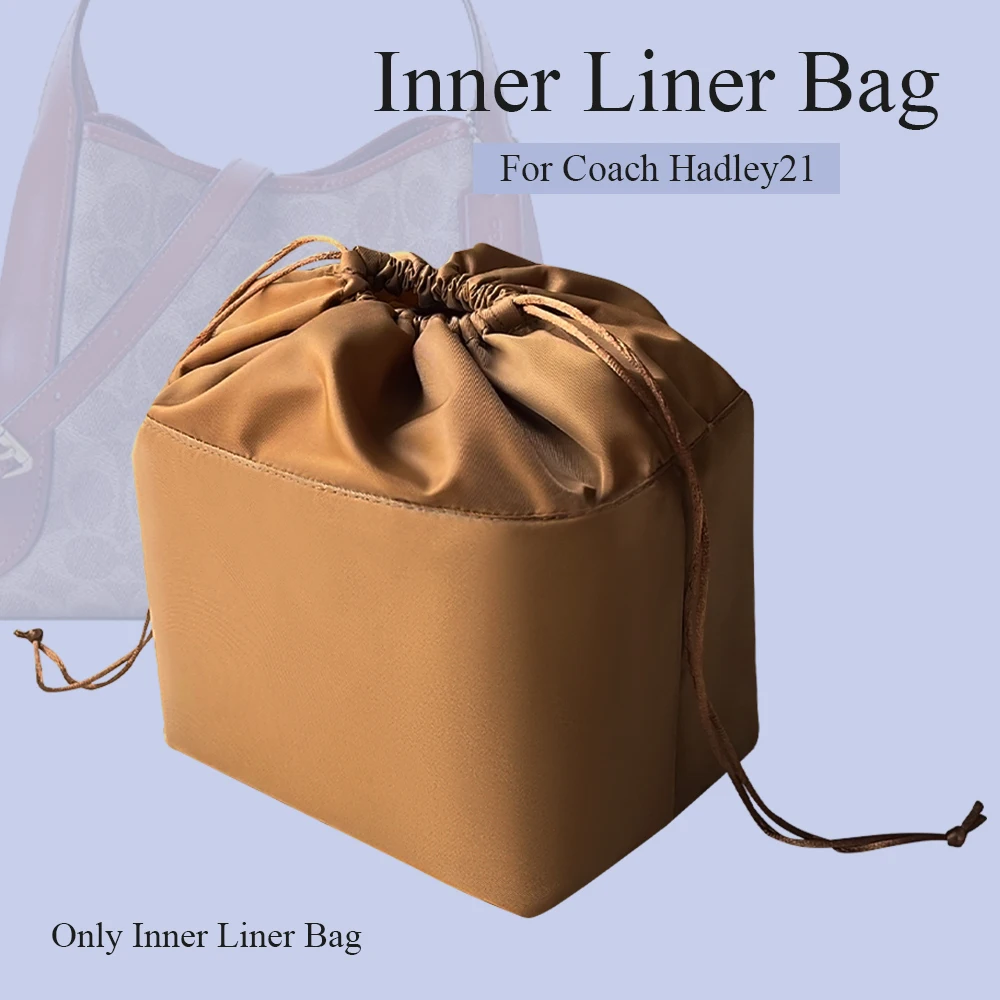 Nylon Tas Organizer Inzetstuk Geschikt Voor Coach Hadley21 Handtas Cosmeitcs Binnenzak Trekkoord In Opbergtas Organizer