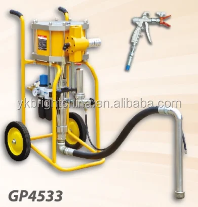 GP2569 high pressure airless sprayer 69:1 18L/min 0.3-0.6mpa 250-2400L/min cylinder dia.250mm