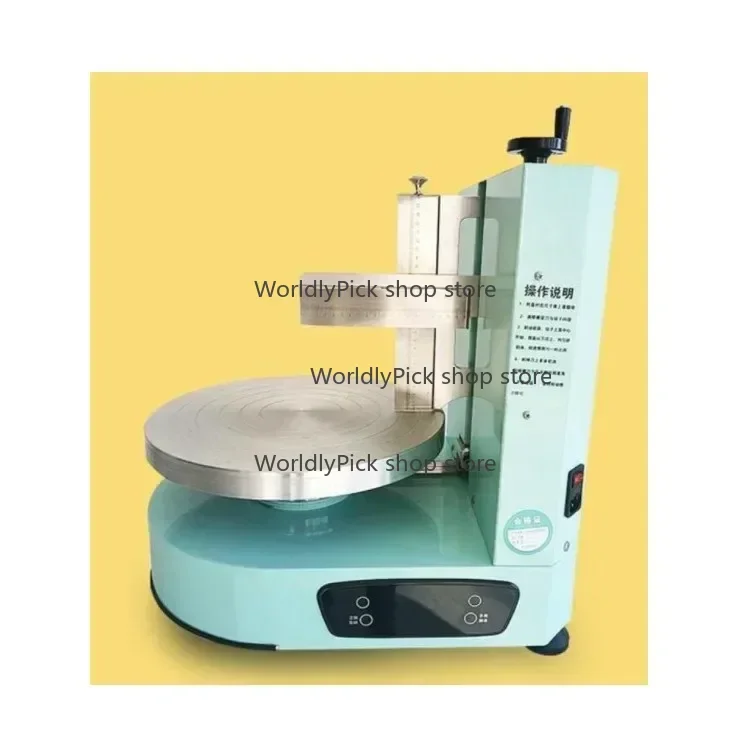 High Efficiency Cake Cream Coating Filling Birthday Cake Daubing  Cake Coating Machine For Sale