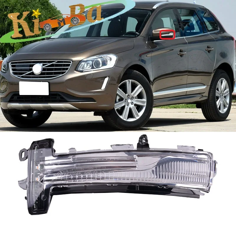 

KIMBA для Volvo XC60 2013 2014 2015 2016 2017, боковое зеркало заднего вида, указатель поворота, лампа заднего вида, боковое зеркало, указатель поворота