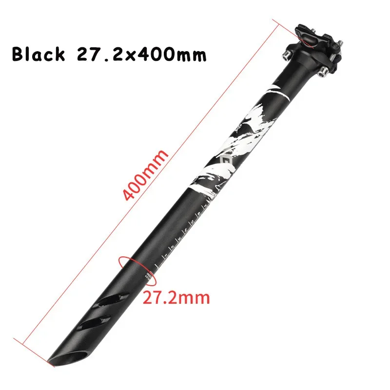 MTB Bike Seat Post Mountain Road Bicycle Seatpost Ultralight Aluminum Alloy Seat Tube 27.2/30.9/31.6mm*400mm Cycling Parts