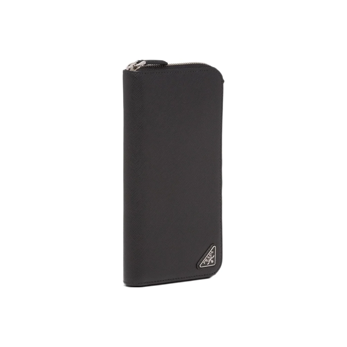 PRADA Saffiano Leather Wallet Men's Black 2ML317_QHH_F0002