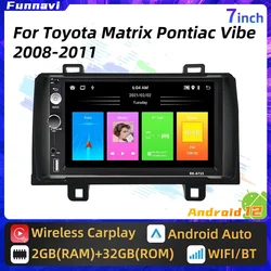 Car Radio for Toyota Matrix Pontiac Vibe 2008 - 2011 7