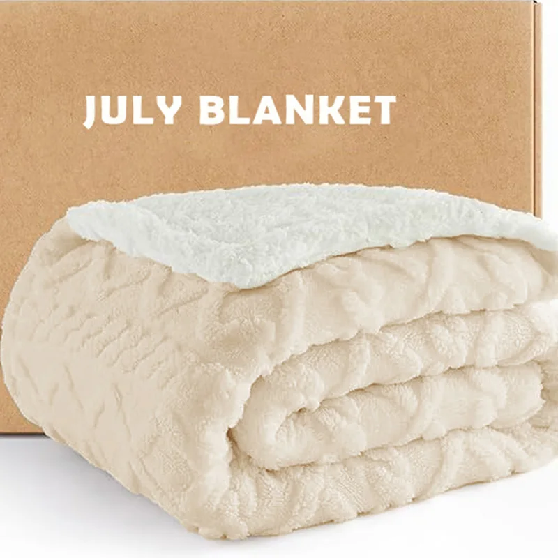 

Мягкое флисовое одеяло из шерпы для дивана — пушистое и уютное одеяло с жаккардовым воротником для женщин, подарок, плотное и теплое, 4 цвета