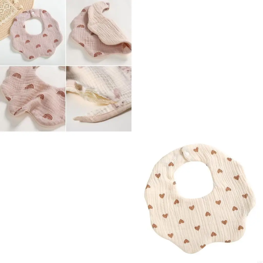 

Вращение логинка ткань детская цветочная шарф -шарф бандана впитывает полотенце полотенца с слюном 425f