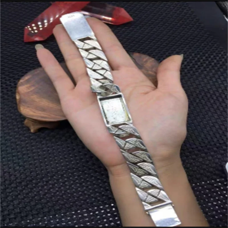 Mai Chuang/ Tibetan Silver Color Taotie Bracelet Fashion Bangle Personalized Jewelry Exquisite Workmanship Couple Men Women Gift