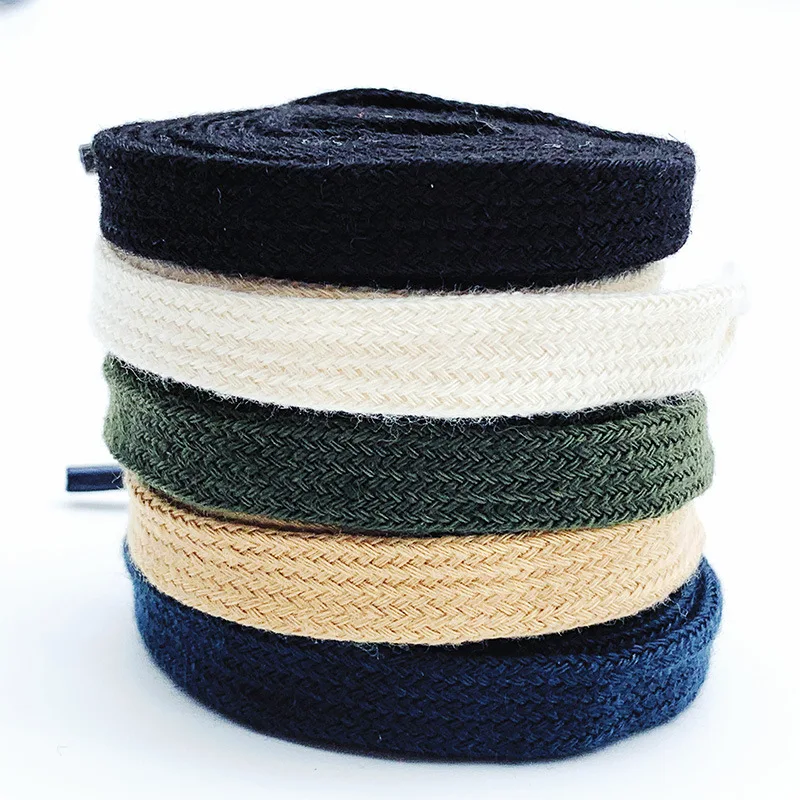 New Canvas Casual Shoes Lace Cotton Shoelaces Tennis Sneakers Flat Shoe Laces 100/120/140/160CM Laces for Shoe Accesories