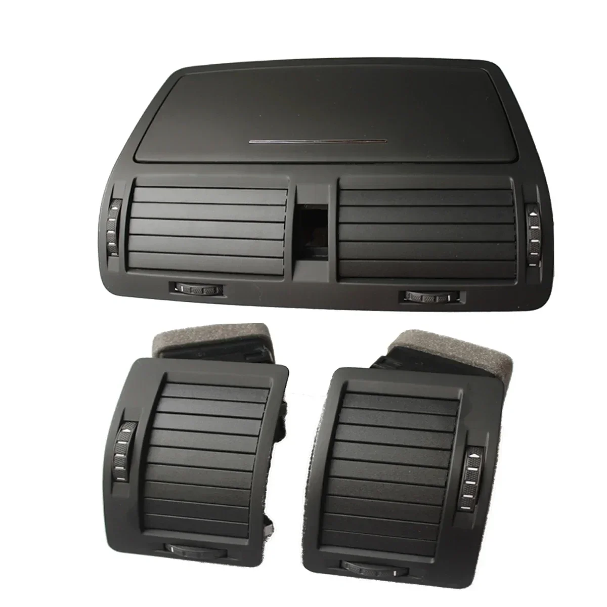 

GEFENSI 1/2/3/4PCS Dashboard Center Air Conditioning Vent Outlet Grill Trim For Skoda Octavia 2 A5 RS MK2 2007 2008 2009 2010 20