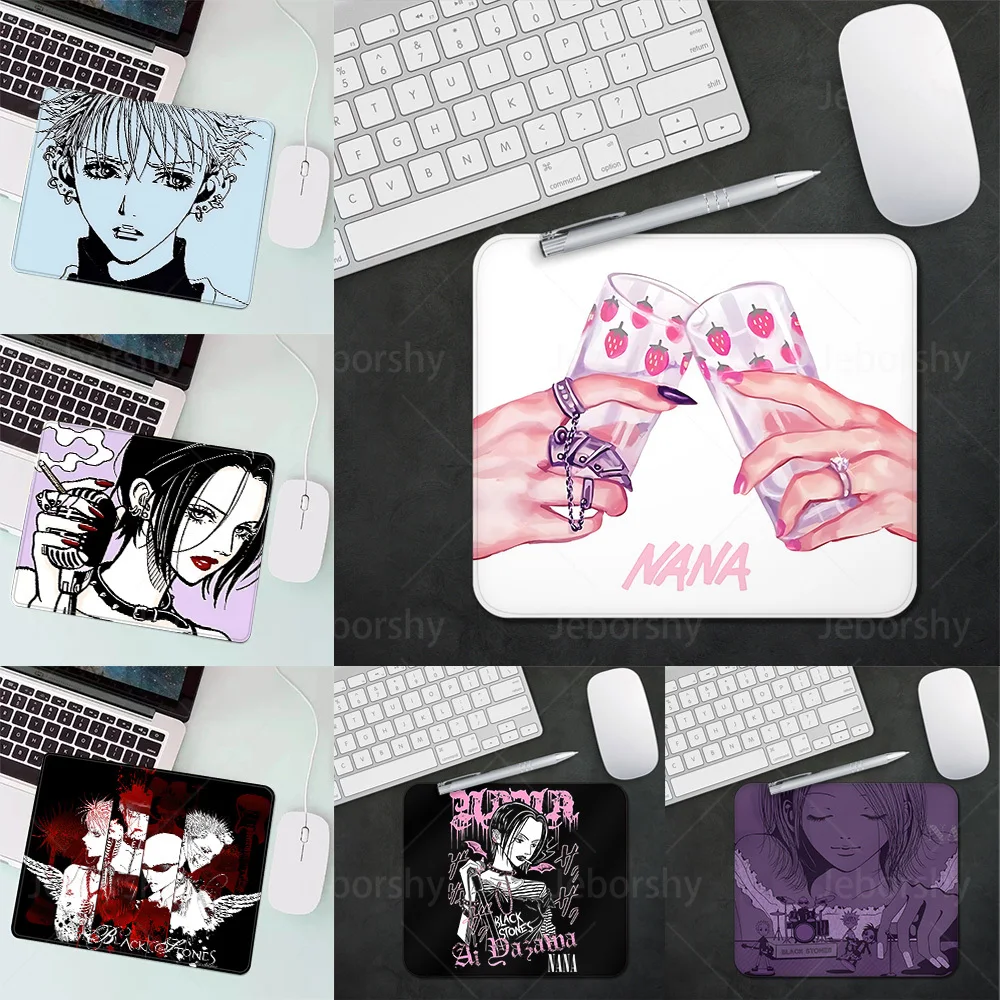 N-nana Anime Gaming Mouse Pad XS Small Mousepad for PC Gamer Desktop Decoration Office Mouse Mat Deskmat Rug