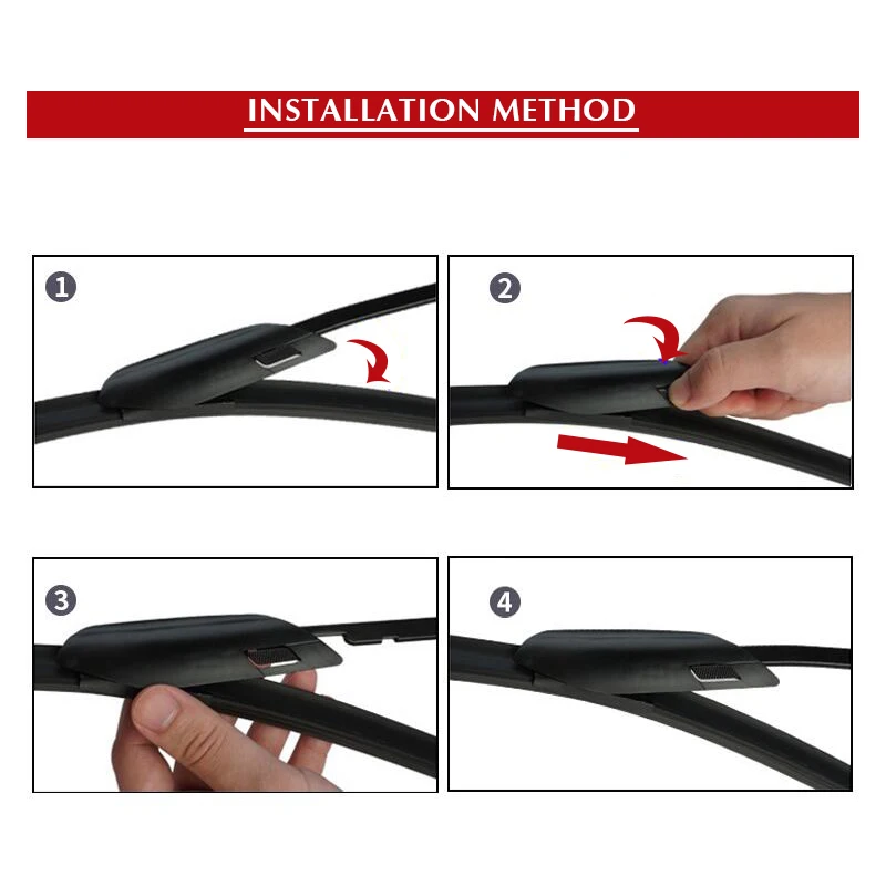 KAWOO Car Wiper Blade 2021-2023 for Chery Tiggo 8 Pro Plus Pro MAX Front Windscreen Wipers Auto Accessories
