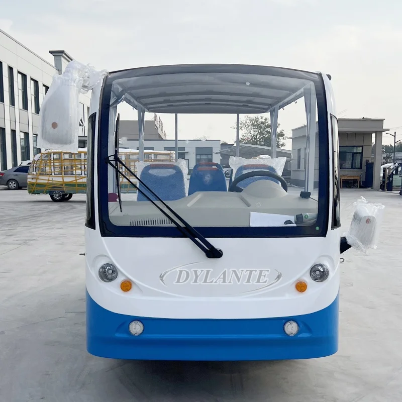 2025 حار بيع 8 + 3 مقعد سيارة كهربائية صغيرة لمشاهدة معالم المدينة اختياري اللون 72 فولت 5000 واط حافلة لمشاهدة معالم المدينة الكهربائية سيارة للبيع #3