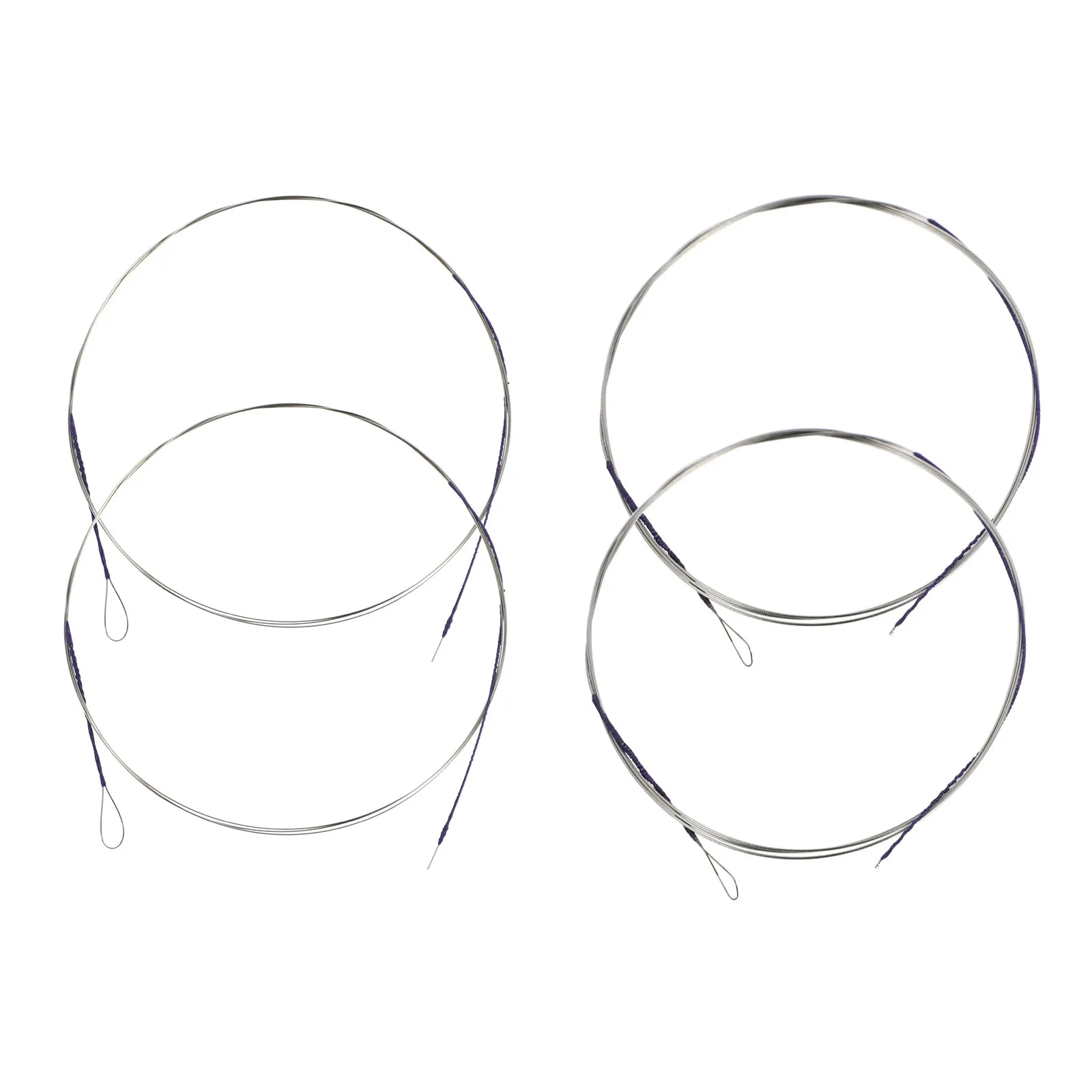 

4Pcs Erhu Strings Set Premium Durable Metal Strings Easy Replace Resonant Sound Accessories Erhu String Replacements