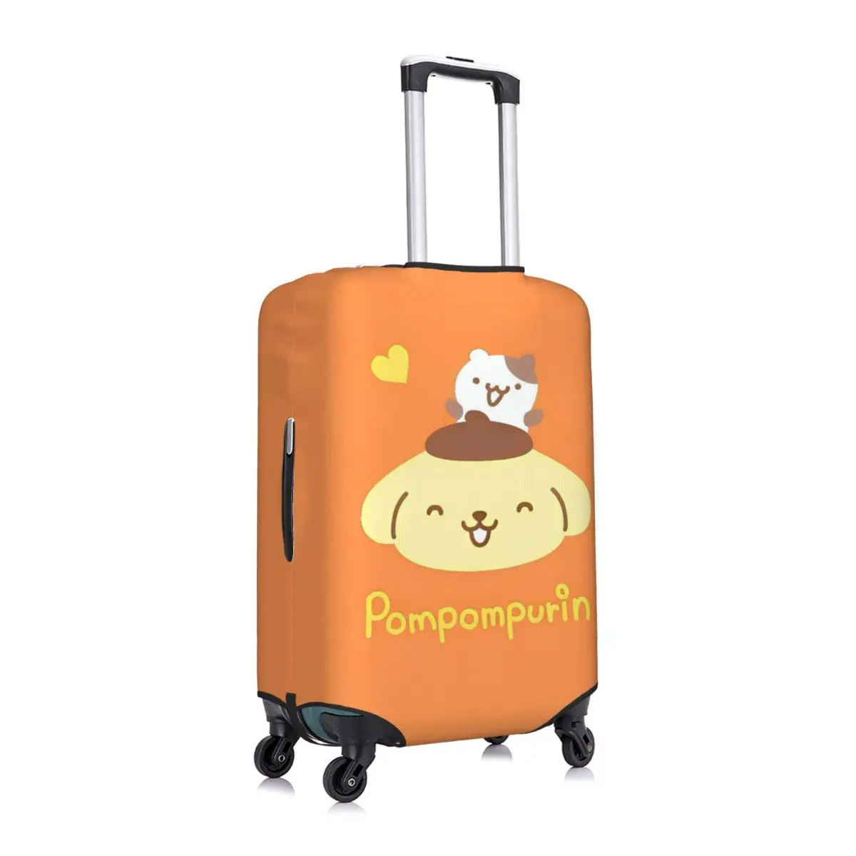 غطاء حقيبة Pompompurin Pom Pom Purin قابل للتمدد لحماية السفر وإكسسوارات الأمتعة للإجازات