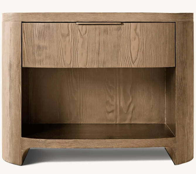 Modern Design Indoor Solid Wood Nightstand Bedroom Furniture Luxury Bedside Table