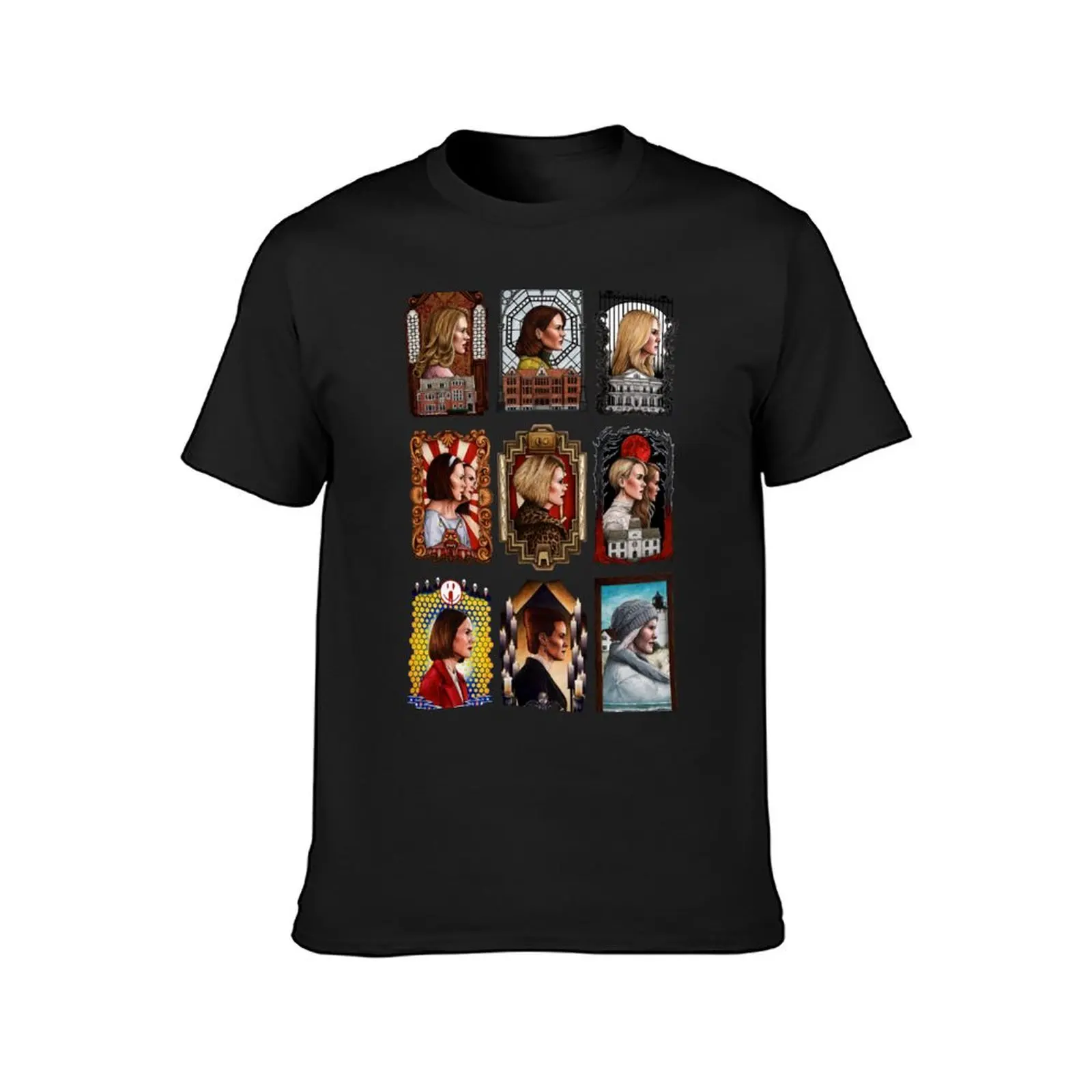 The Queen of Horror Story T-Shirt quick drying oversized aesthetic clothes mens vintage t shirts