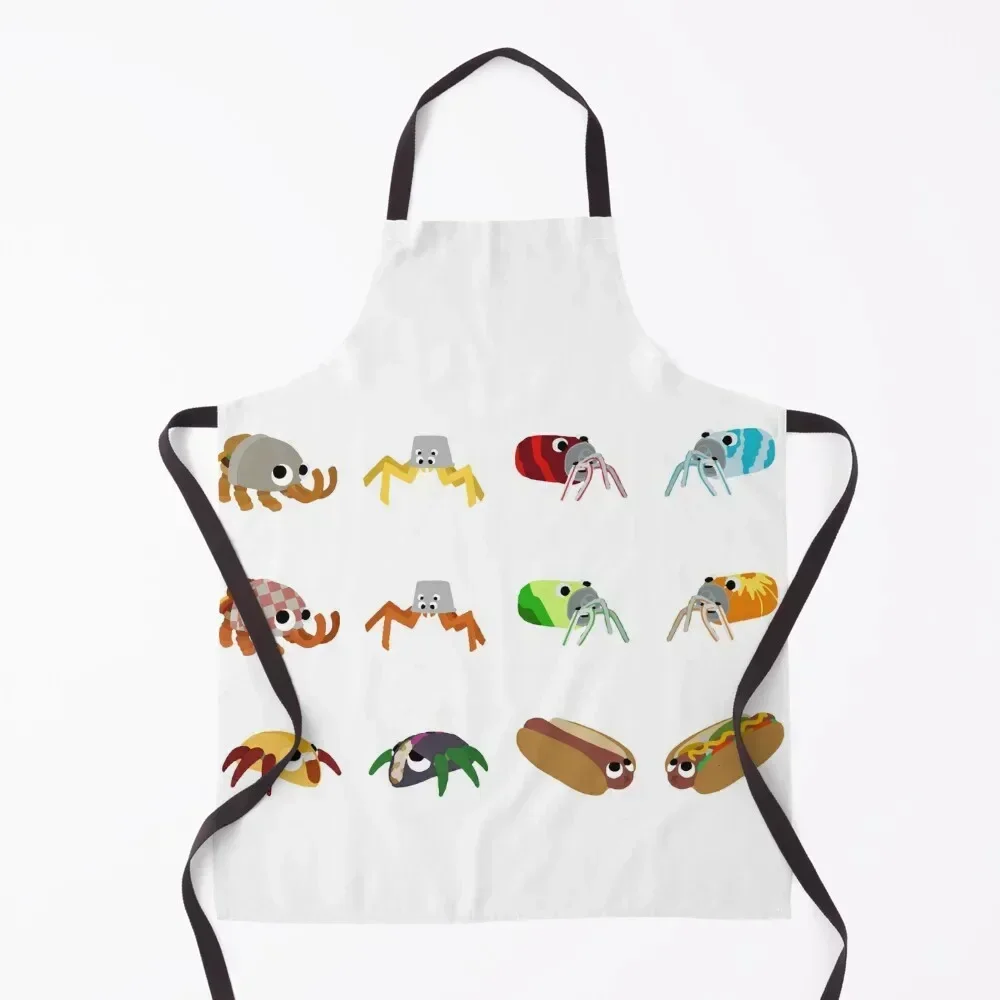 

Bugsnax - Fast Food Pack Apron Kitchen Supplies Idea Goods Teacher for women halloween Waterproof Kitchen Woman Apron
