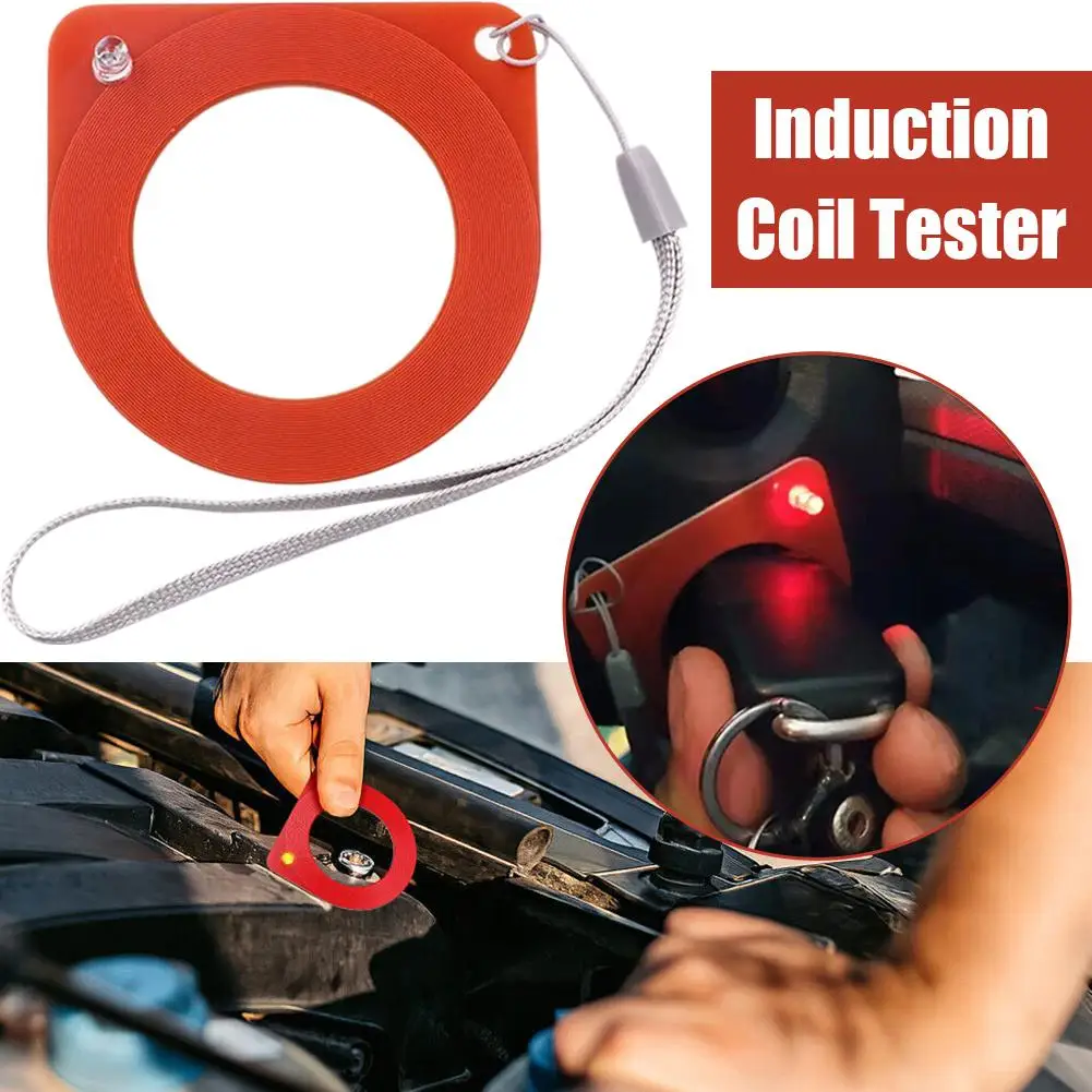 Car Key ECU Induction Signal Detection Fast Checking Chip Tester Plastic Immobiliser Coil Repair System Red Automatic Inspe Y9A5