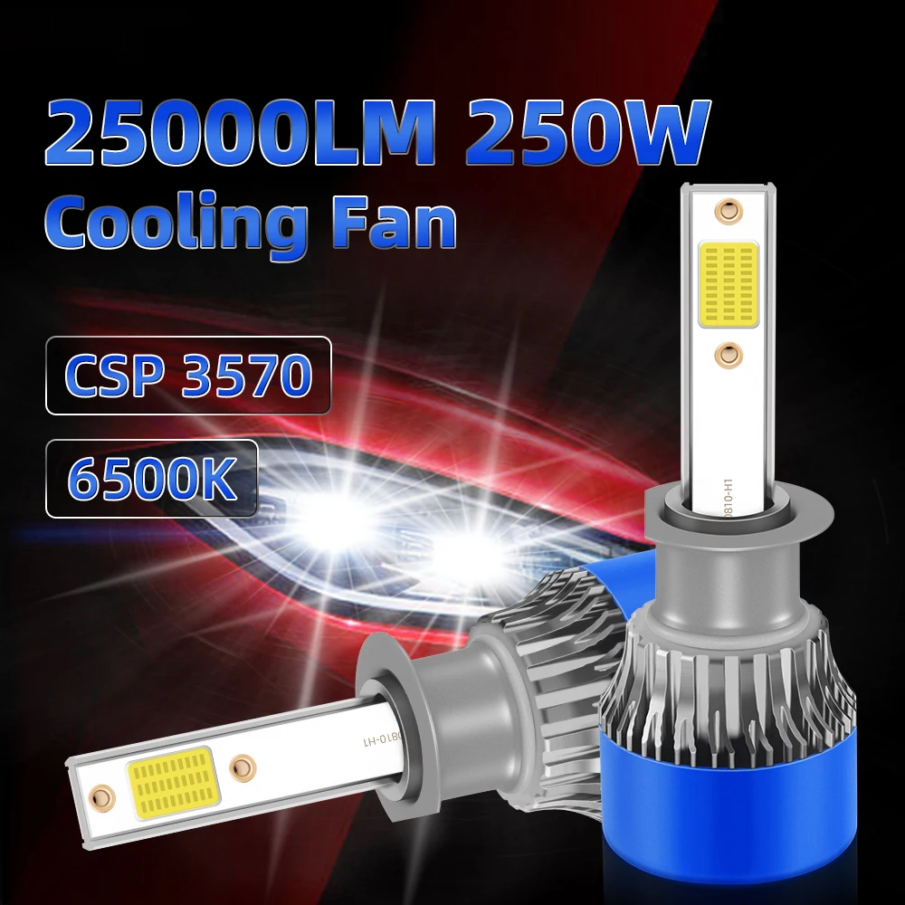 2PCS/SET 250W H1 Le… - image