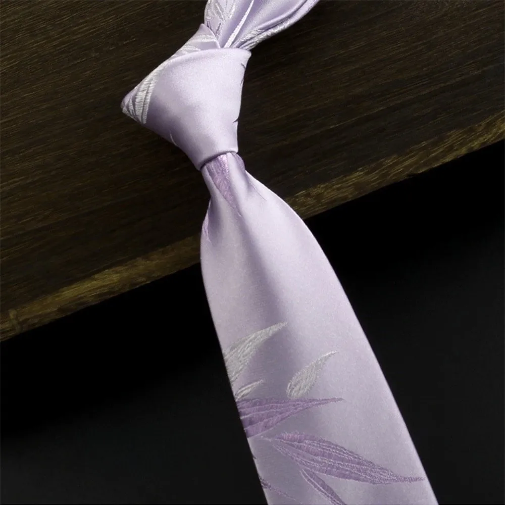 

Ретро-винтажный деловой галстук с цветочным узором, шелковистый, мягкий, роскошный, с принтом листьев, жаккардовый, шириной 8 см, для свадьбы
