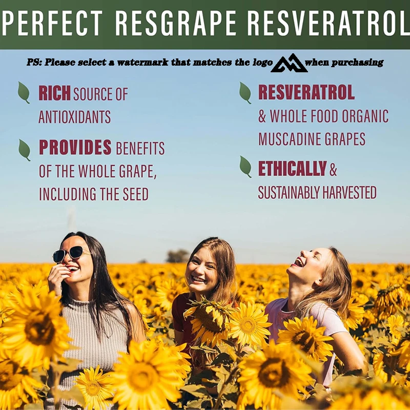 Resveratrol -60 vegetarian capsules - trans resveratrol and organic muscat grapes