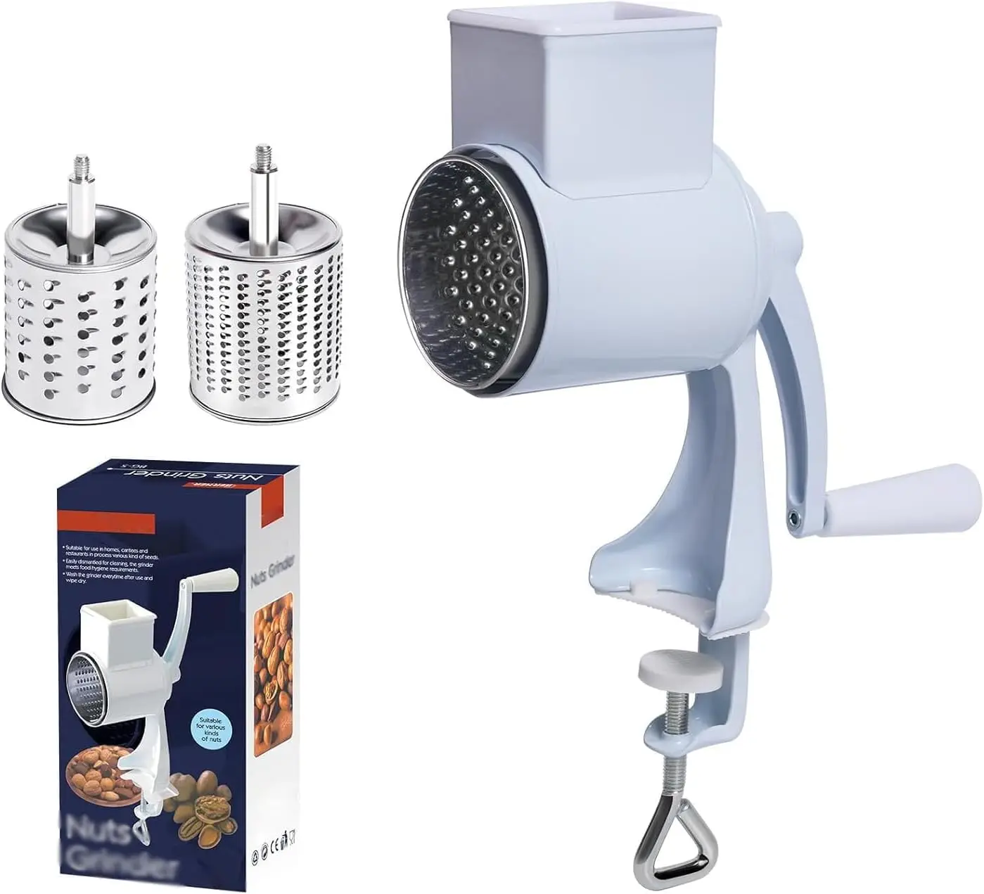 Manual Grinder, Multifunctional Dried Fruit Crusher, Peanut Chopper , Kitchen Processing Tools Pepper Grinder