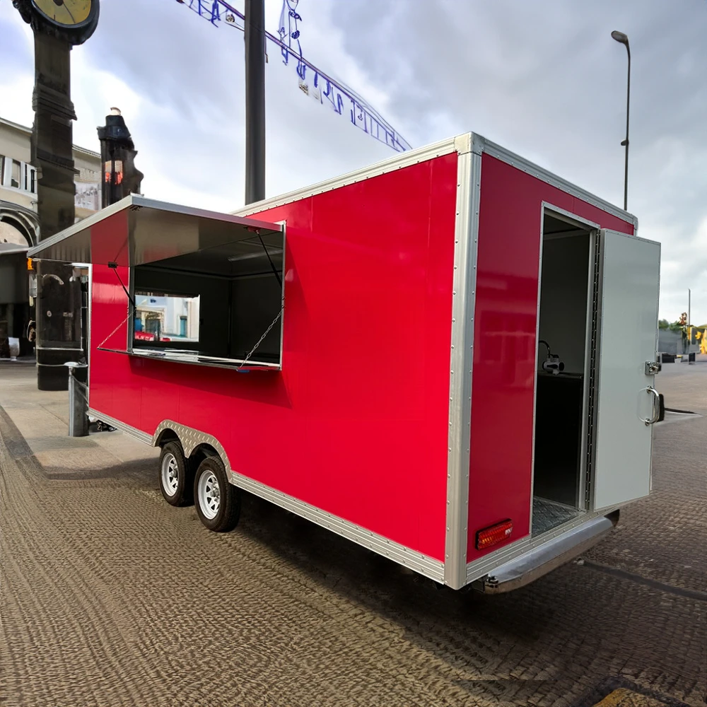 Small Fast Catering Truck Mini Food Truck Custom Built Electric Mobile Food Truck Mobile Kitchen Food Kiosk Commercial Shop
