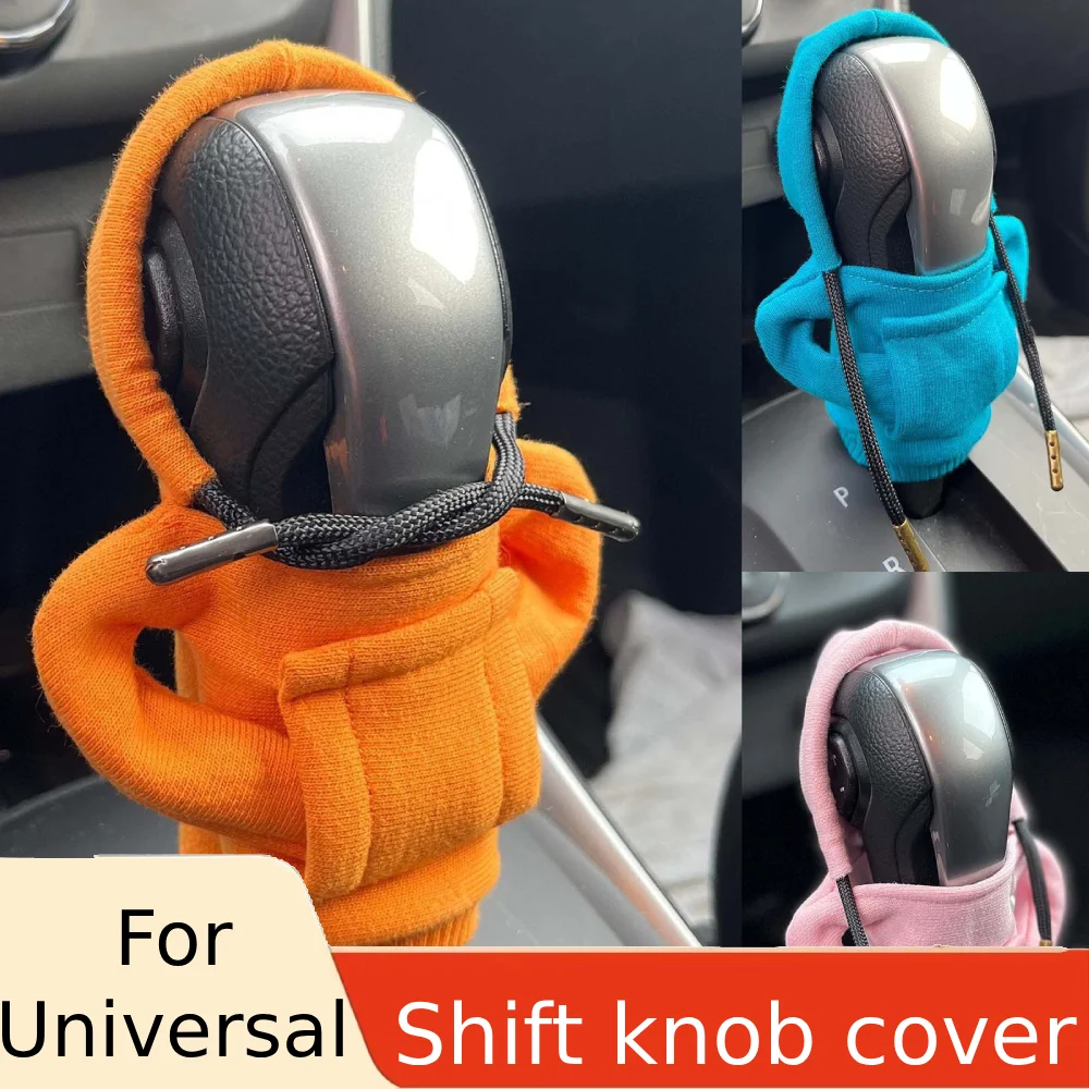 Hoodie Car Gear Shift Cover Fashion Gearshift Hoodie Car Gear Shift Knob Cover Manual Handle Gear Sweatshirt Change Lever Cover