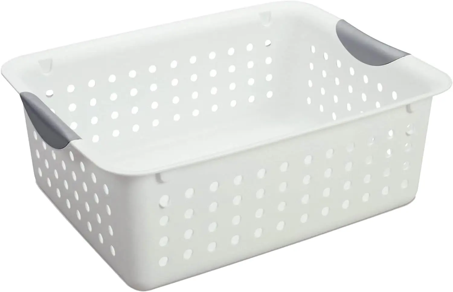 

Medium Ultra Basket, Storage Bin to Organize Closets, Cabinets, Pantry, Shelving and Countertop Space, White, 18-Pack