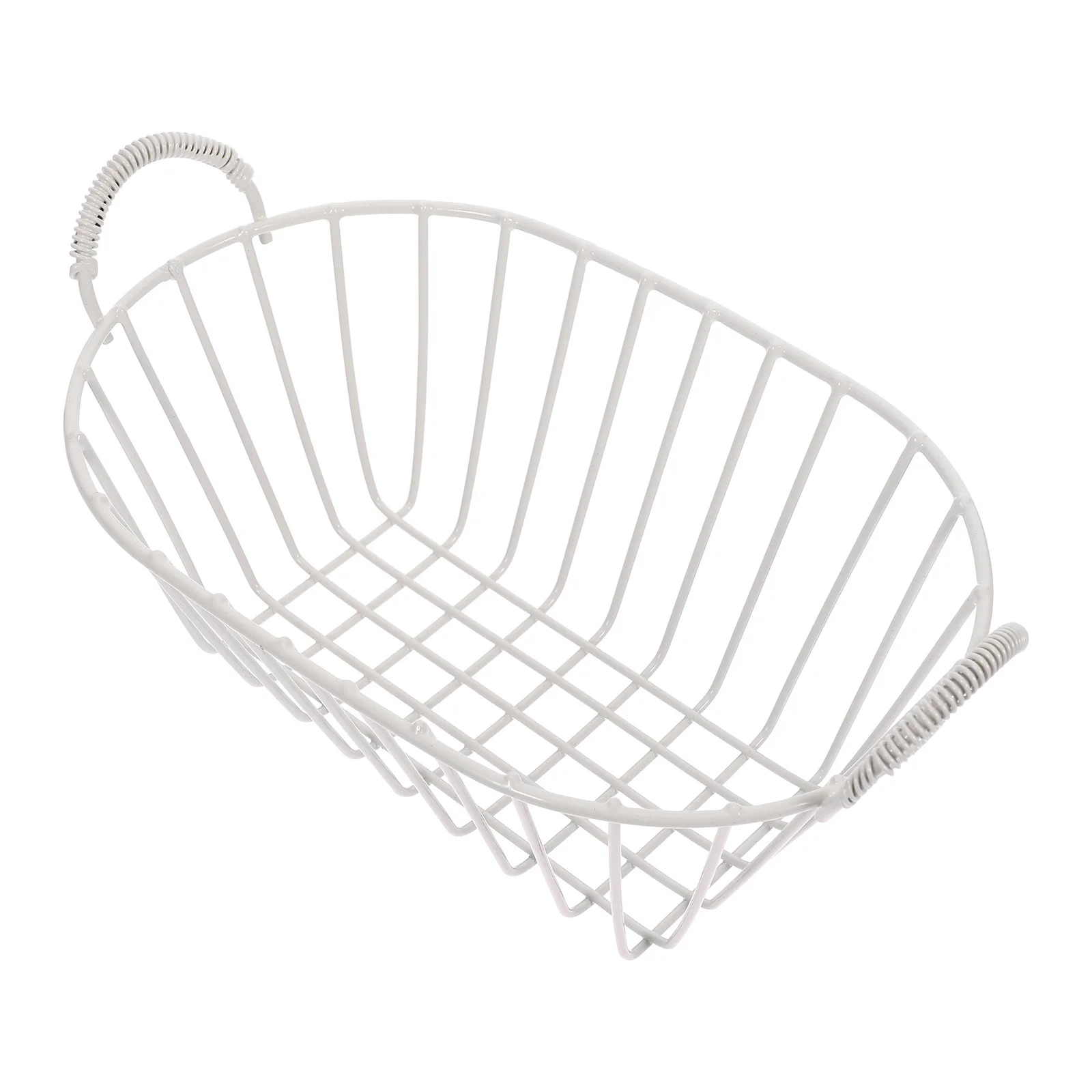 

Handheld Fruit Basket Iron Wire Design For Kitchen Storage Organizer Metal Basket Fruit Vegetable Bread Desktop