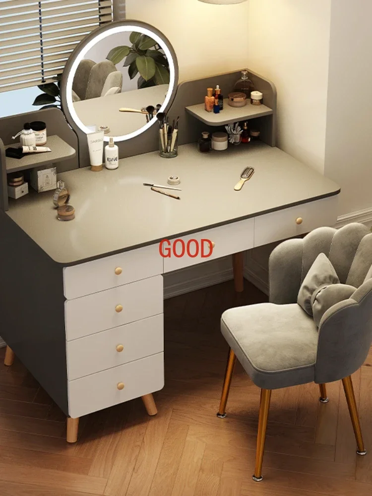 Mirrors Chair Dressing Table Box Multifunctional Dressers Dressing Table Toiletries Comfortable Penteadeira Bedroom Furniture