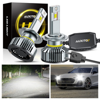 AUXITO 2Pcs Y19 H7 Canbus LED Bulb Turbo Headlight Anti Error 12V H7 With Fan Ultra Powerful for Car Headlamp Kit Super White