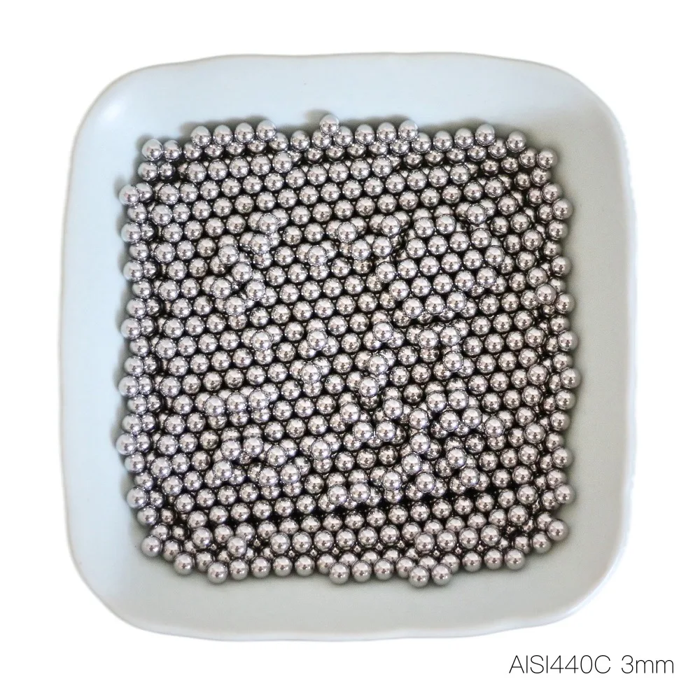3mm-aisi440cステンレス鋼球-g25高精度ソリッドベアリングボール